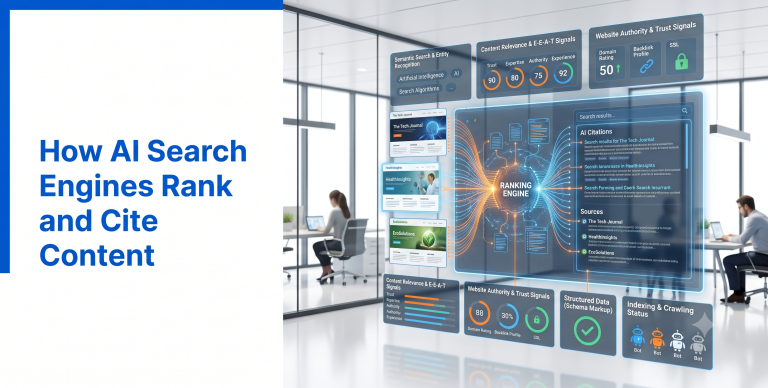 How AI Search Engines Rank and Cite Content